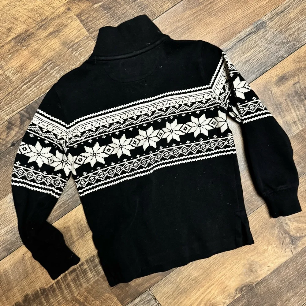 Polo by Ralph Lauren Black and White Sweater